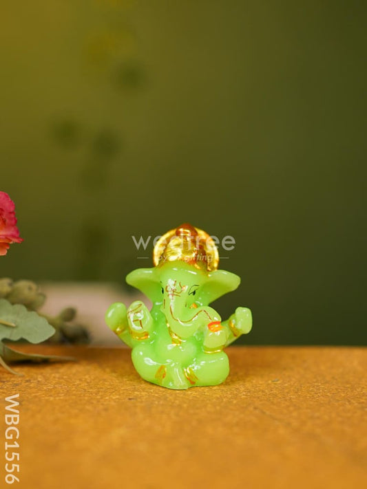 Polyresin Ganesha Idol - 2 inch - WBG1556