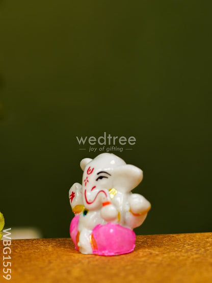 Polyresin Ganesha Idol - 2 inch - WBG1559
