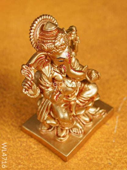 Polyresin Ganesha Idol - 7 inch - WL4716