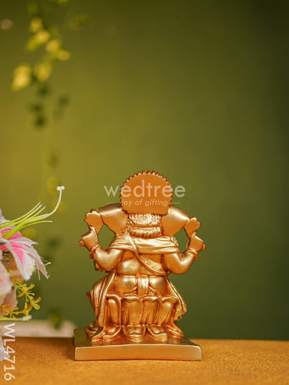 Polyresin Ganesha Idol - 7 inch - WL4716