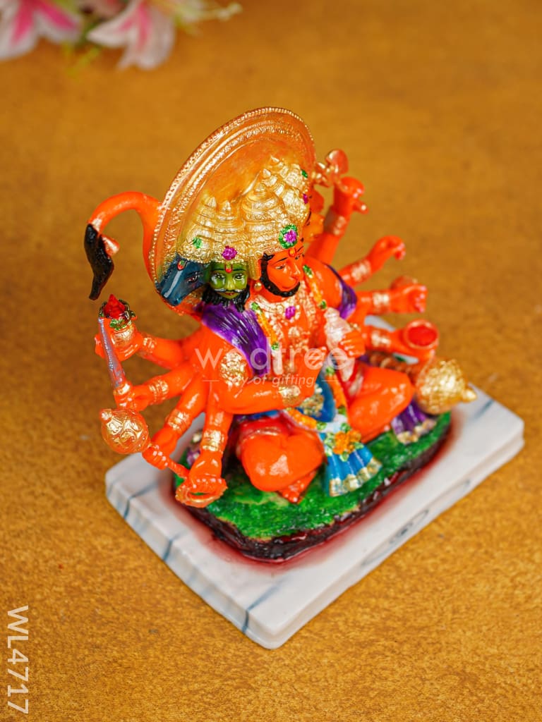 Polyresin Hanuman Idol - 8 inch - WL4717