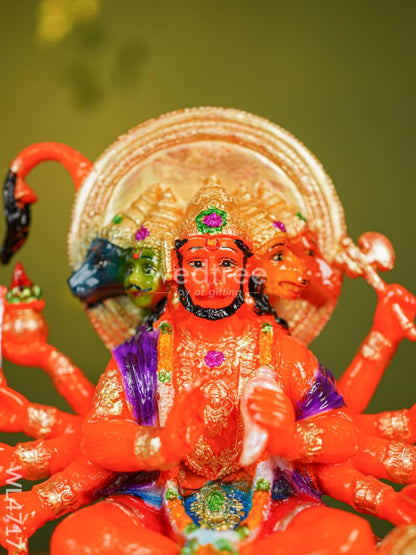 Polyresin Hanuman Idol - 8 inch - WL4717