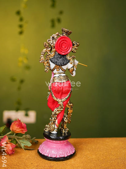 Polyresin Krishna Idol - 11 inch - WL4694