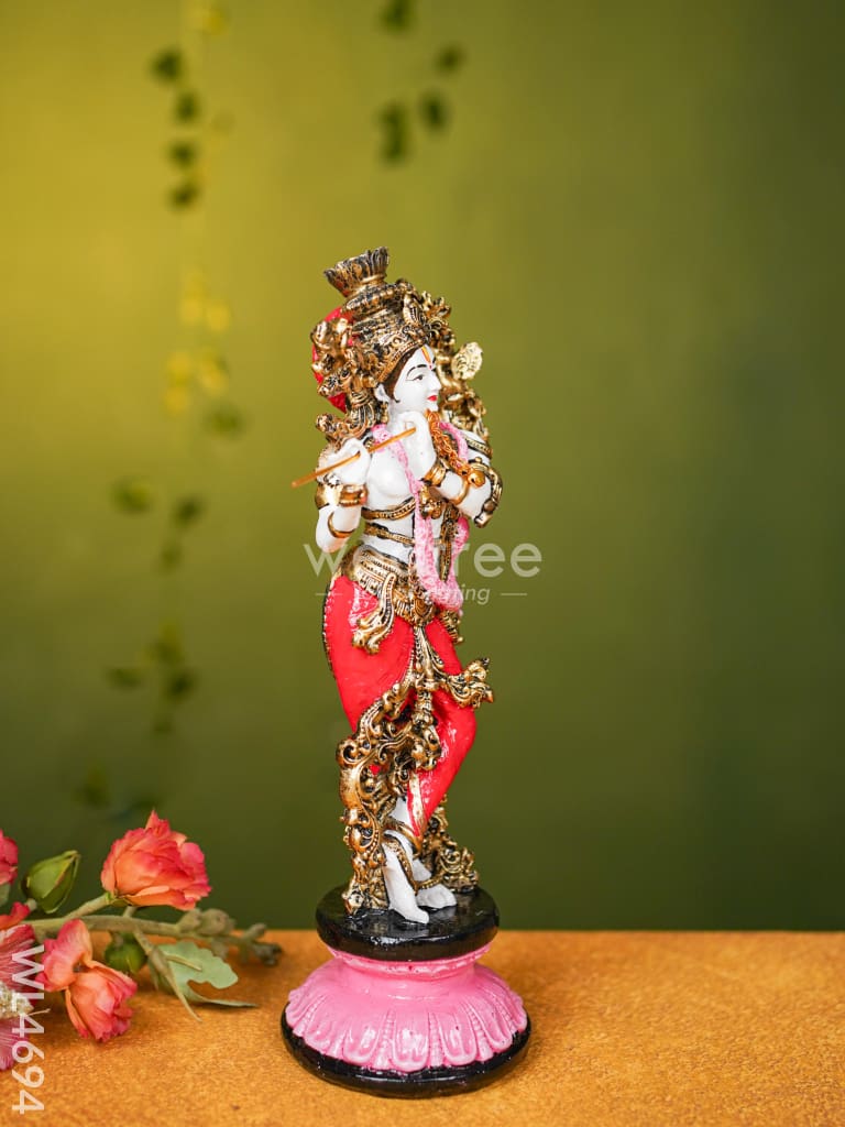Polyresin Krishna Idol - 11 inch - WL4694