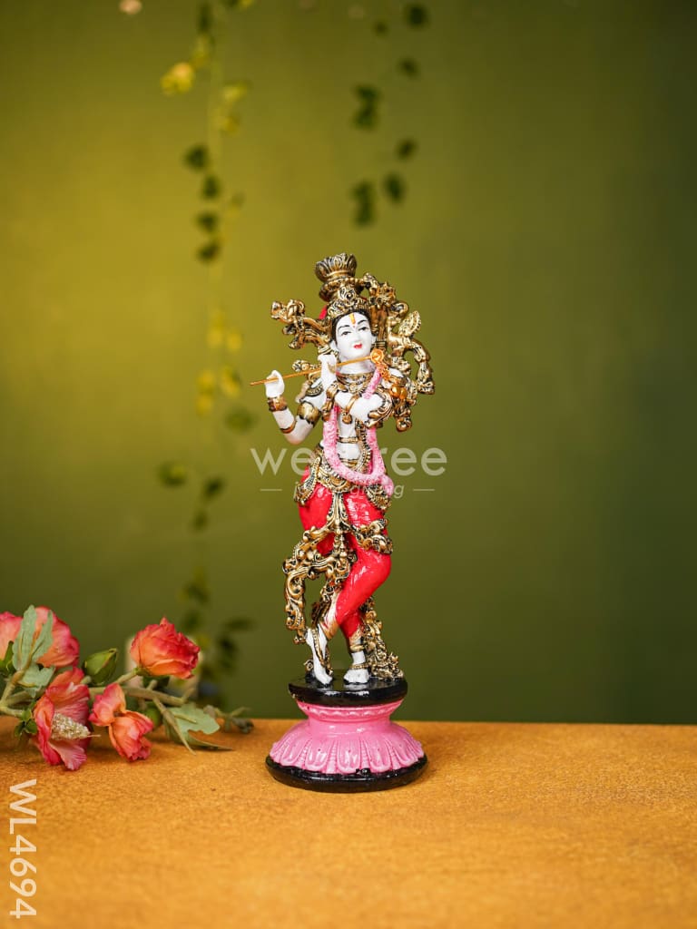 Polyresin Krishna Idol - 11 inch - WL4694
