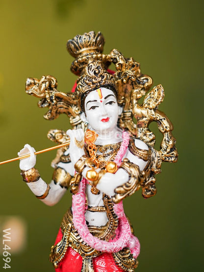 Polyresin Krishna Idol - 11 inch - WL4694