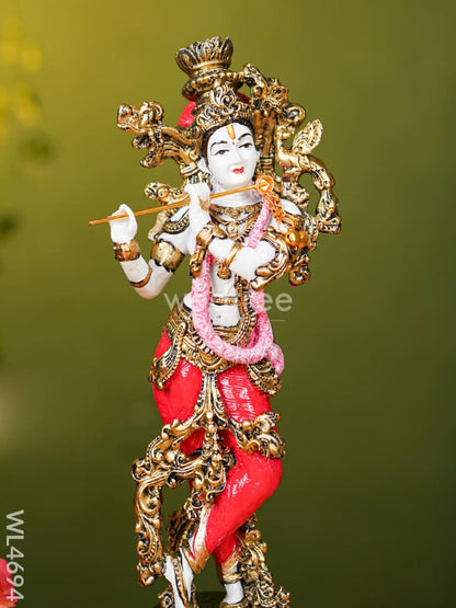 Polyresin Krishna Idol - 11 inch - WL4694