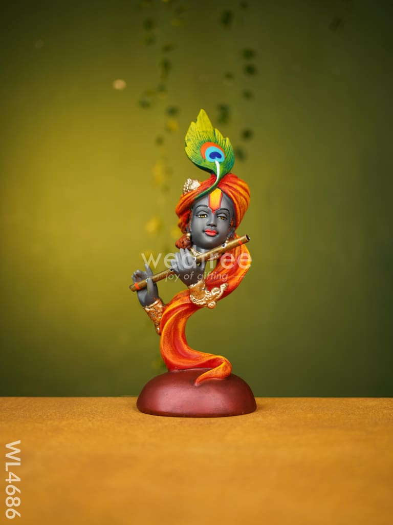 Polyresin Krishna Idol - 14 inch - WL4686