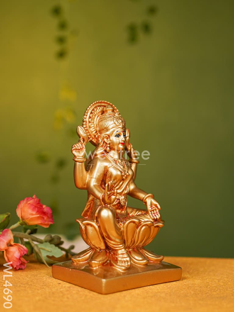 Polyresin Lakshmi Idol - 7 inch - WL4690