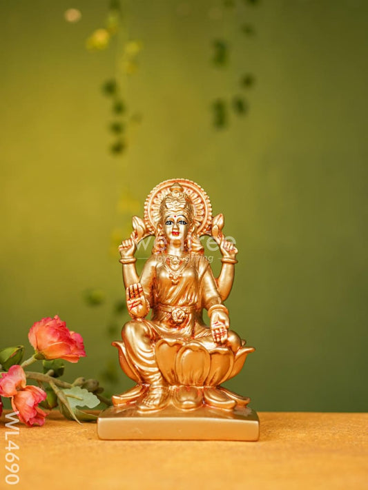 Polyresin Lakshmi Idol - 7 inch - WL4690