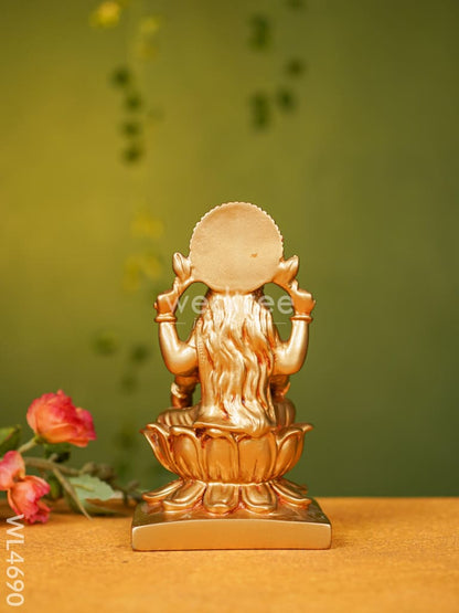 Polyresin Lakshmi Idol - 7 inch - WL4690