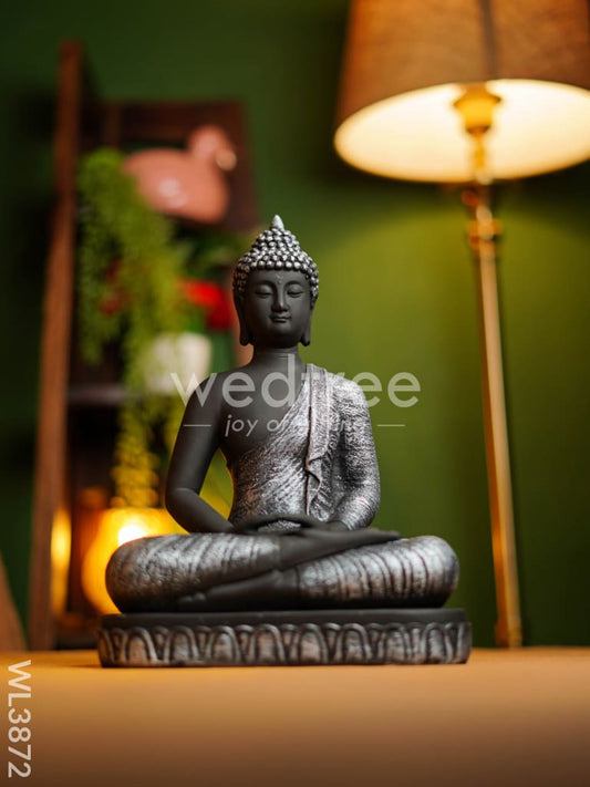 Polyresin Meditating Buddha - 12 inch - WL3872