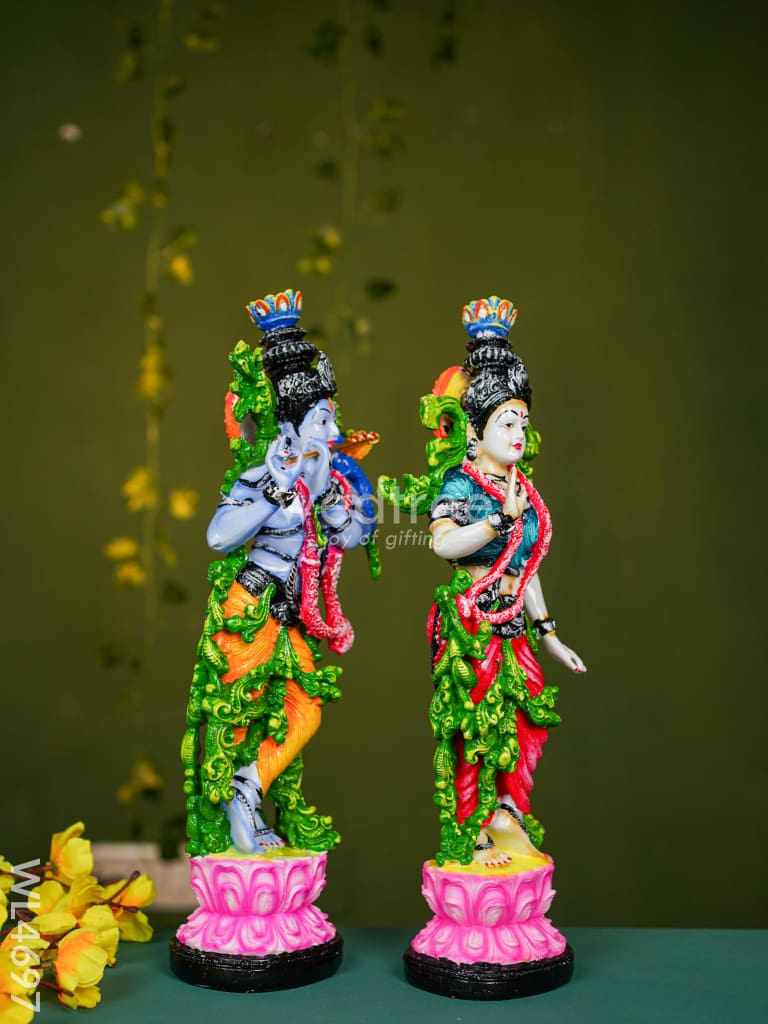 Polyresin Radha Krishna Idol - 14 inch - WL4697