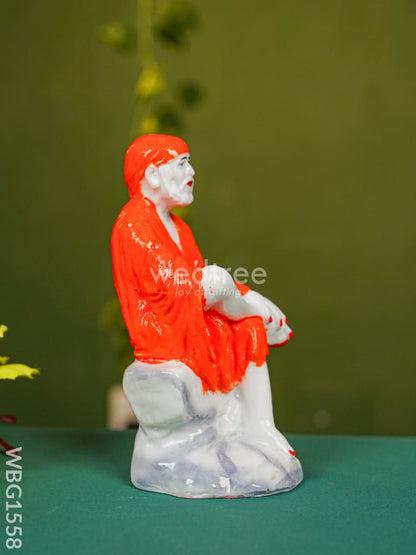 Polyresin Sai Baba Idol - 4 inch - WBG1558