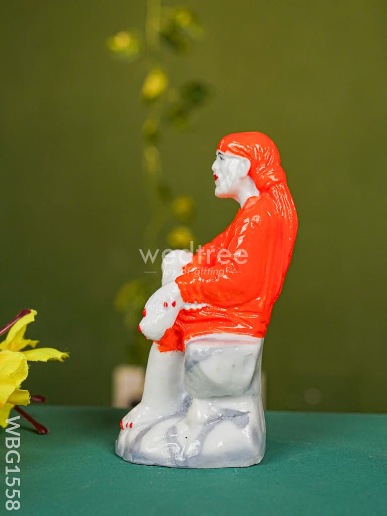 Polyresin Sai Baba Idol - 4 inch - WBG1558