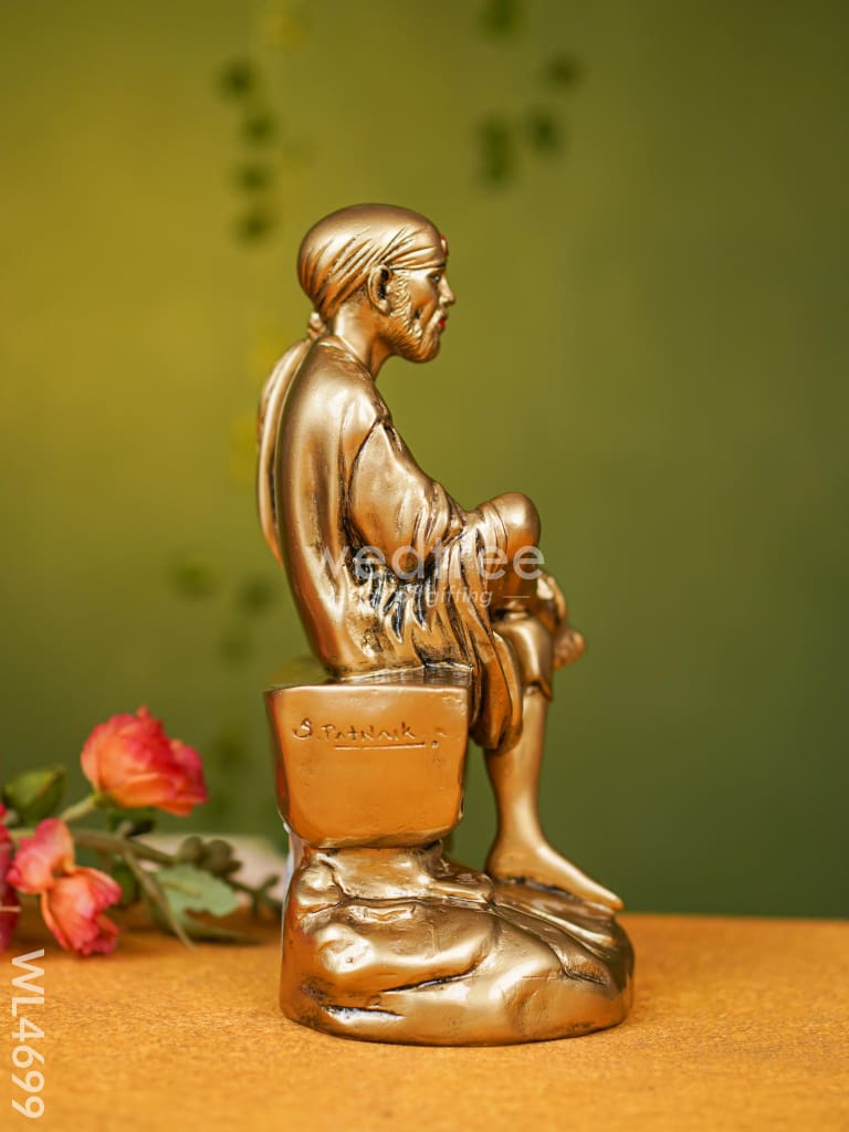 Polyresin Sai Baba Idol - 9 inch - WL4699
