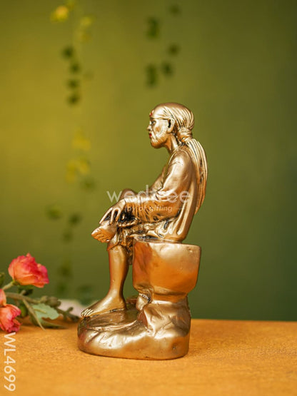 Polyresin Sai Baba Idol - 9 inch - WL4699