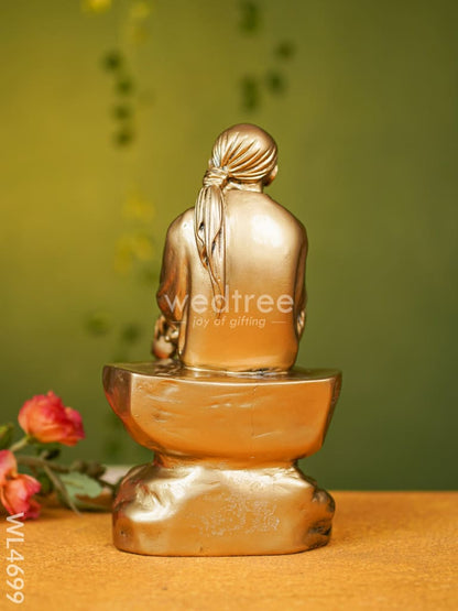 Polyresin Sai Baba Idol - 9 inch - WL4699