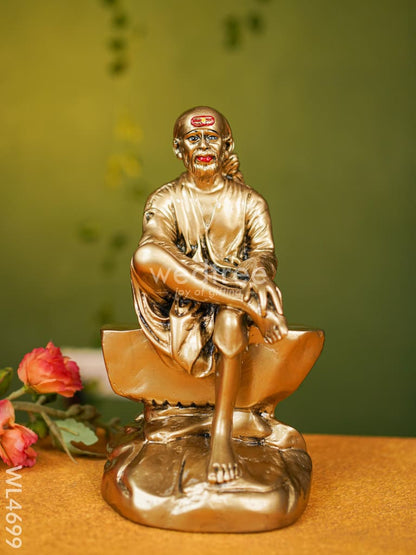 Polyresin Sai Baba Idol - 9 inch - WL4699