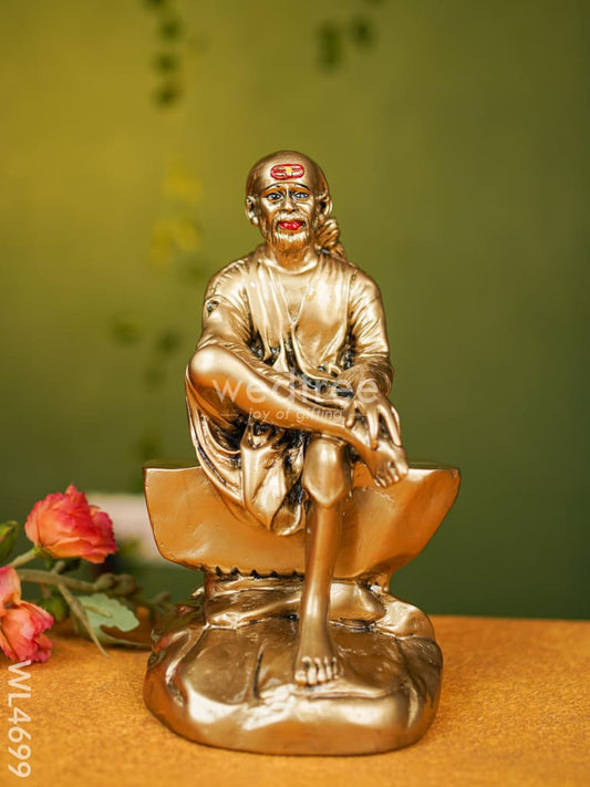 Polyresin Sai Baba Idol - 9 inch - WL4699