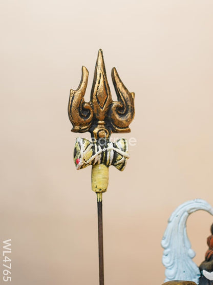 Polyresin Shivan Idol - 10 inch - WL4765