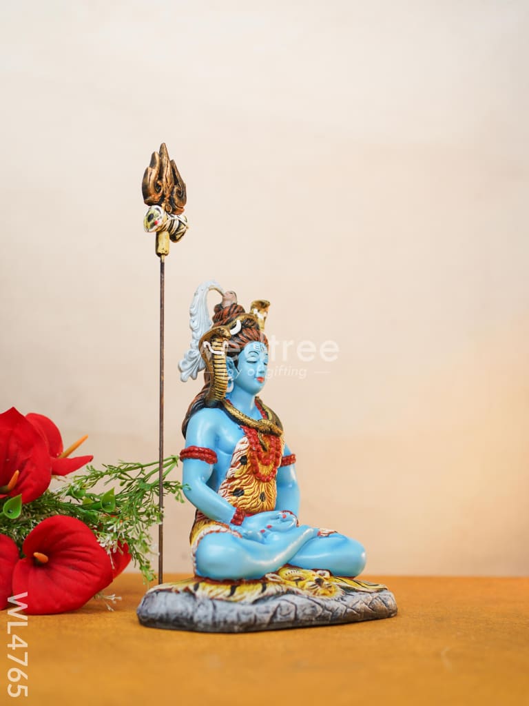 Polyresin Shivan Idol - 10 inch - WL4765