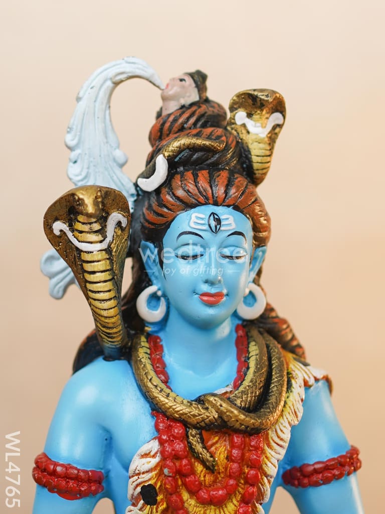Polyresin Shivan Idol - 10 inch - WL4765