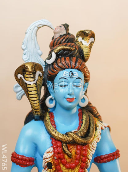 Polyresin Shivan Idol - 10 inch - WL4765