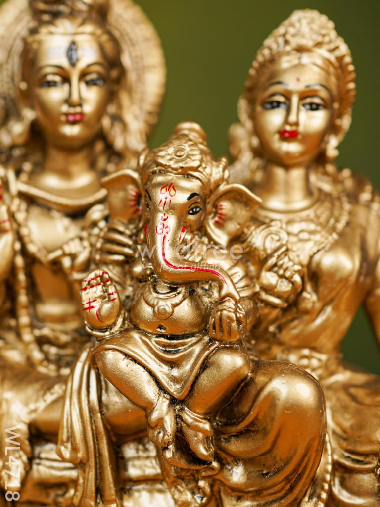Polyresin Shivan Parvathi Idol - 9 inch - WL4718