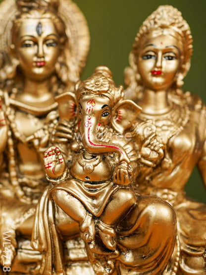 Polyresin Shivan Parvathi Idol - 9 inch - WL4718