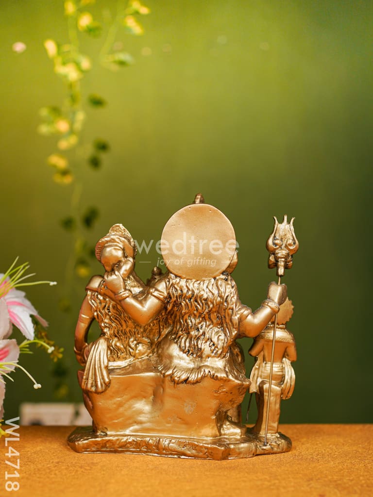 Polyresin Shivan Parvathi Idol - 9 inch - WL4718