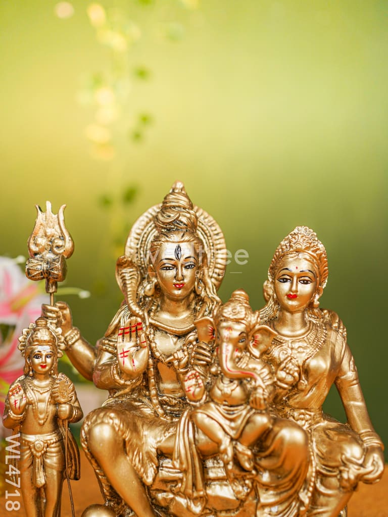 Polyresin Shivan Parvathi Idol - 9 inch - WL4718