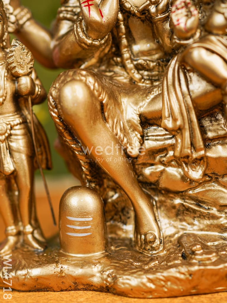 Polyresin Shivan Parvathi Idol - 9 inch - WL4718