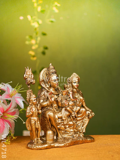 Polyresin Shivan Parvathi Idol - 9 inch - WL4718