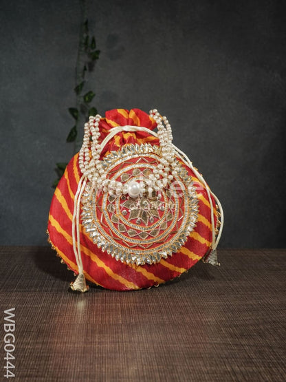 Potli Bag with Bandani Design - WBG0444