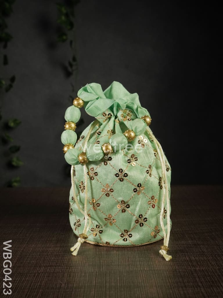 Potli Bag with Chamki Work - WBG0423