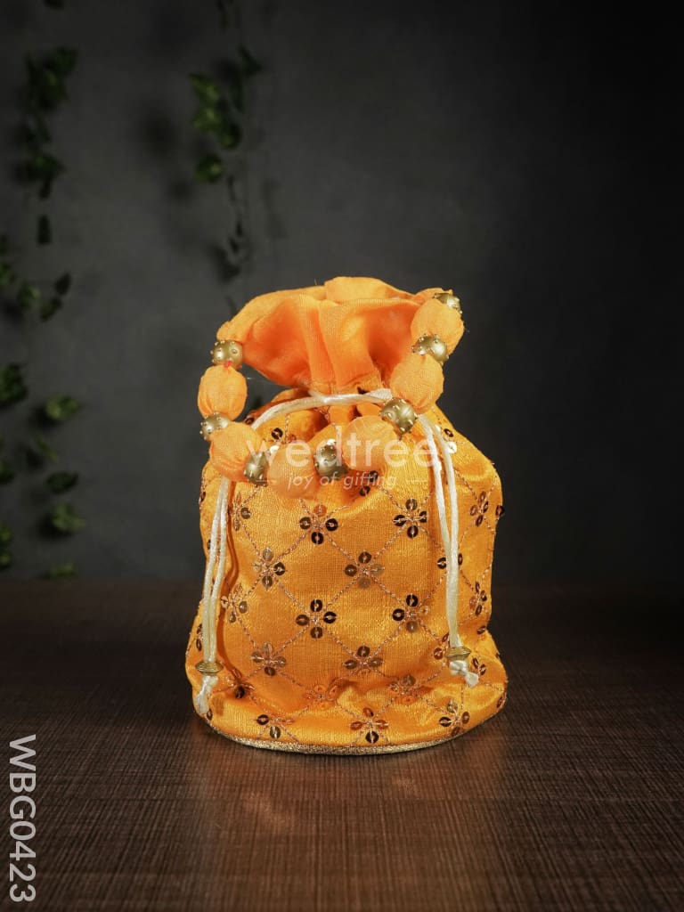 Potli Bag with Chamki Work - WBG0423