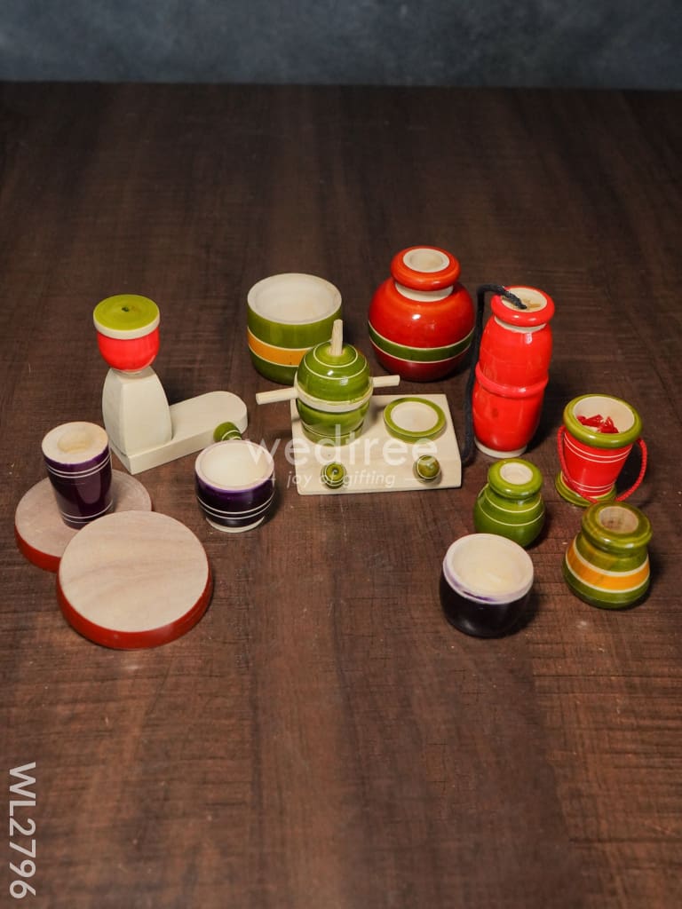 Premium Cooking Set - Channapatna Toys - WL2796