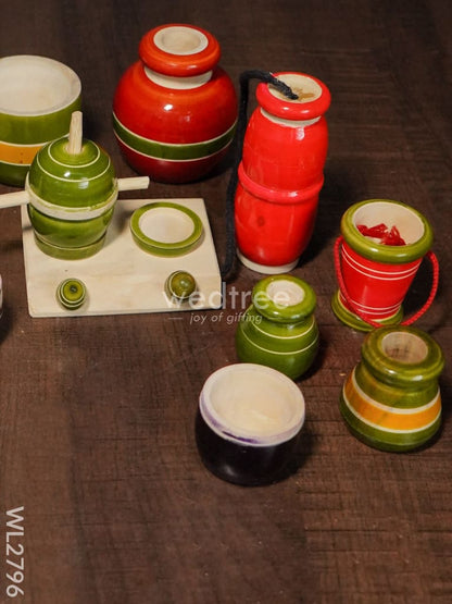 Premium Cooking Set - Channapatna Toys - WL2796