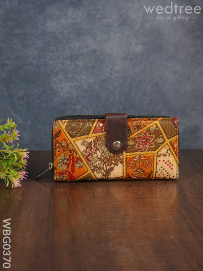 Printed Fabric Designer Wallet - WBG0370