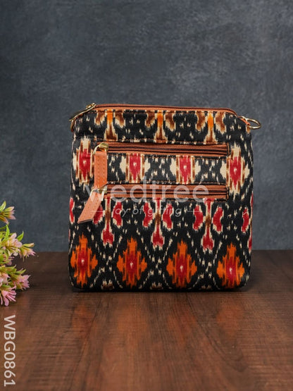 Printed Fabric Sling Bag - WBG0861
