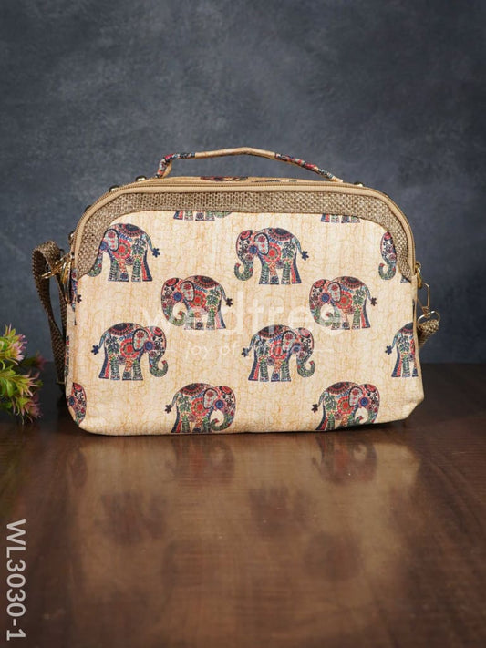 Printed Fabric Workwear Sling Bag - WL3030