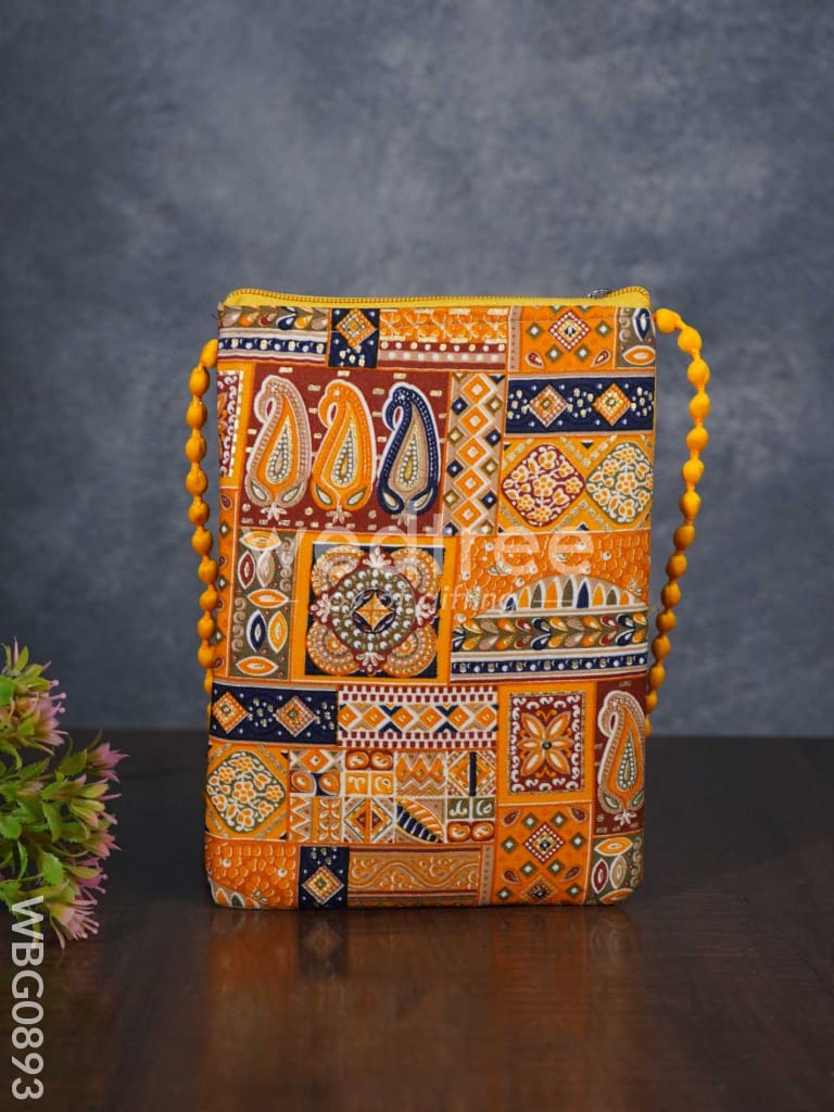Printed Frabric Sling Bag - WBG0893