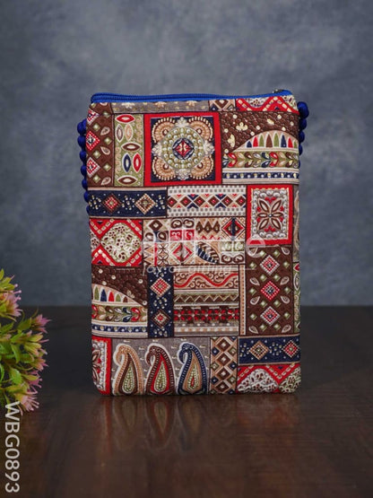 Printed Frabric Sling Bag - WBG0893