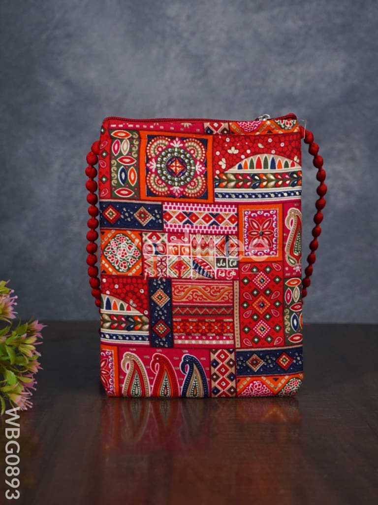 Printed Frabric Sling Bag - WBG0893