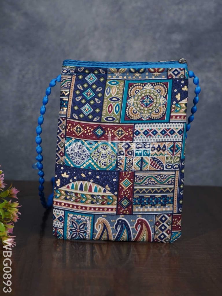 Printed Frabric Sling Bag - WBG0893
