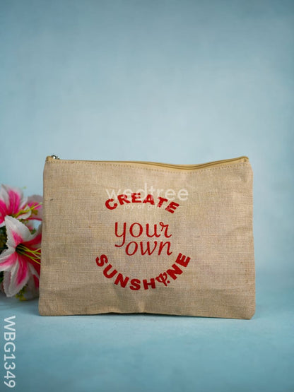 Printed Juco Pouch - WBG1349