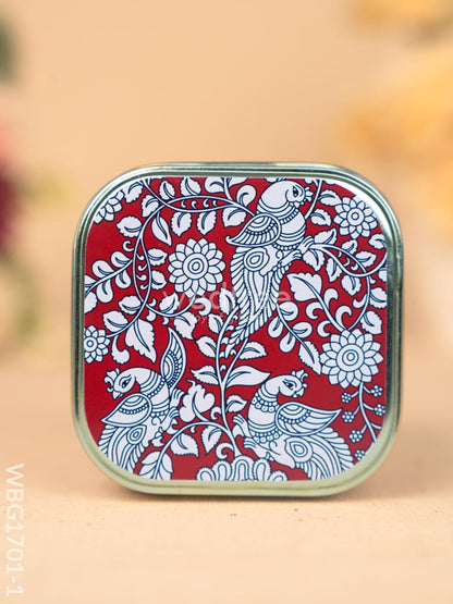 Printed Tin Box - Kalamkari Design - WBG1701-1