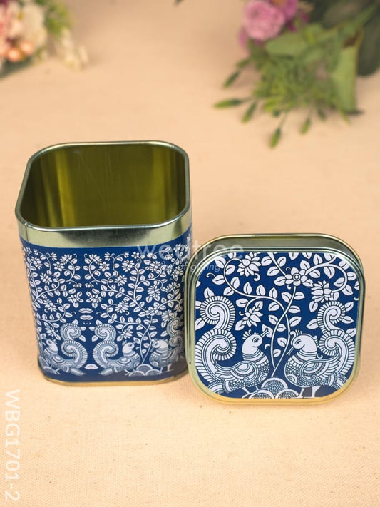 Printed Tin Box - Kalamkari Design - WBG1701-2