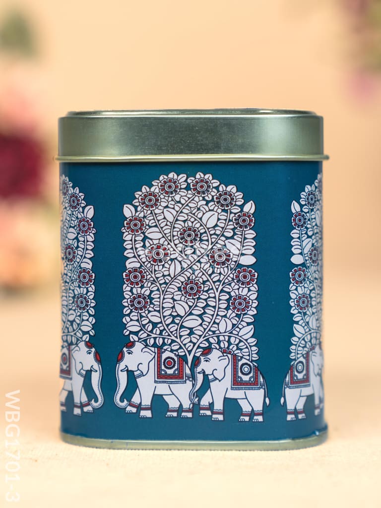 Printed Tin Box - Kalamkari Design - WBG1701-3